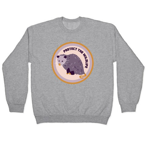 Protect the Wildlife (Opossum) Crewneck Sweatshirt