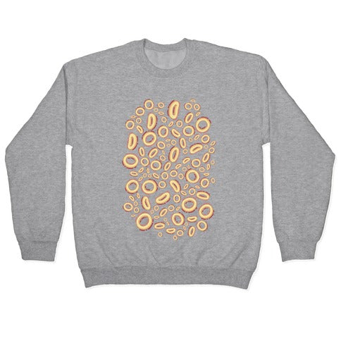 Spaghettios Pattern Crewneck Sweatshirt