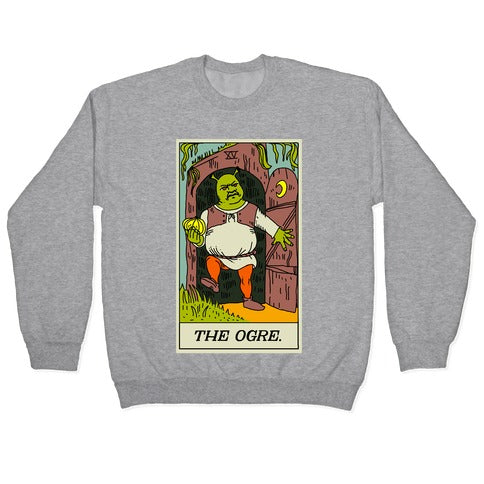 The Ogre Tarot Card Crewneck Sweatshirt