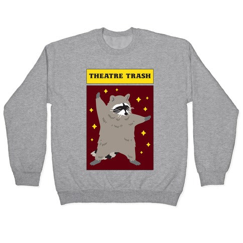 Theatre Trash Raccoon Crewneck Sweatshirt