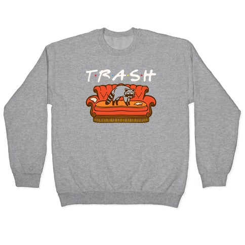 Trash Friends Parody Crewneck Sweatshirt