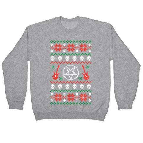 Ugly Sweater Heavy Metal Crewneck Sweatshirt