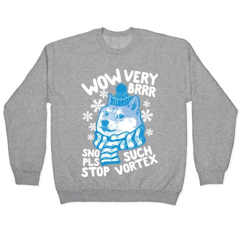 Winter Doge Crewneck Sweatshirt