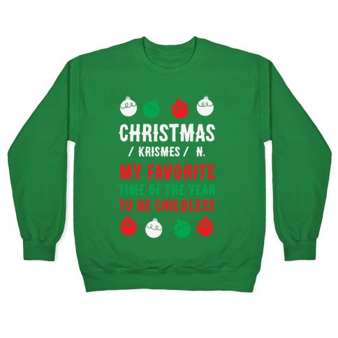 Christmas Definition Crewneck Sweatshirt