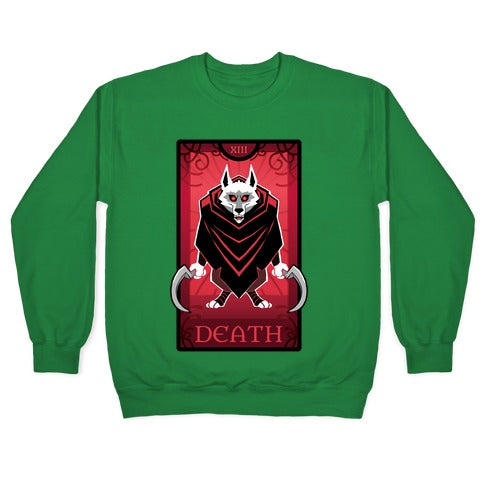 Death Wolf Tarot Crewneck Sweatshirt