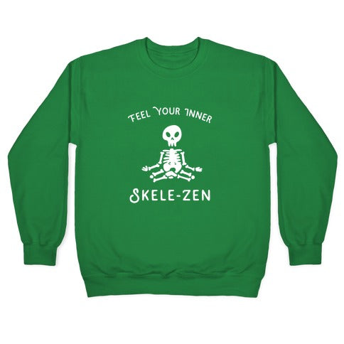 Feel Your Inner Skele-zen Crewneck Sweatshirt
