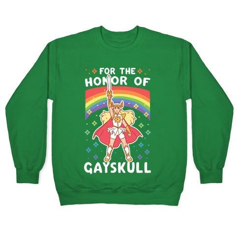 For the Honor of Gayskull Crewneck Sweatshirt