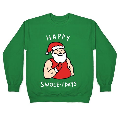 Happy Swole-idays Christmas Crewneck Sweatshirt