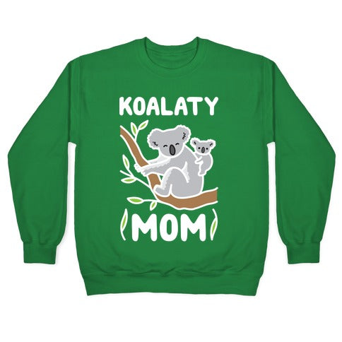Koalaty Mom Koala Crewneck Sweatshirt