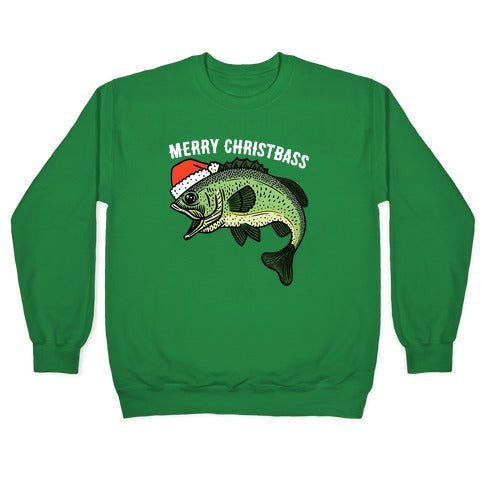 Merry Christbass - Christmas Bass Crewneck Sweatshirt