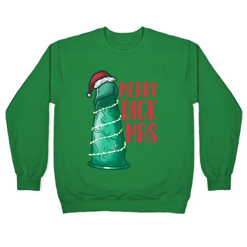 Merry Dickmas Crewneck Sweatshirt