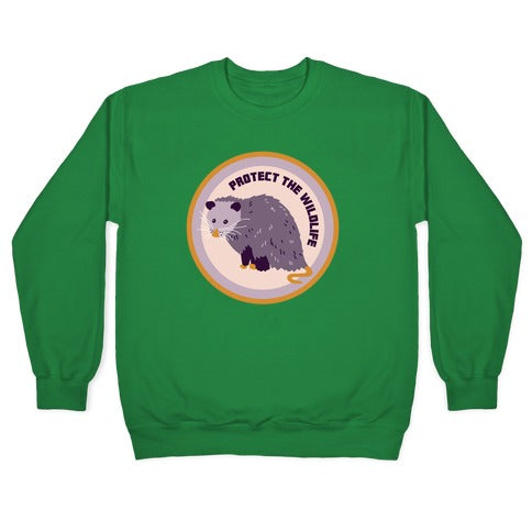 Protect the Wildlife (Opossum) Crewneck Sweatshirt