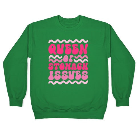 Queen of Stomach Issues Crewneck Sweatshirt