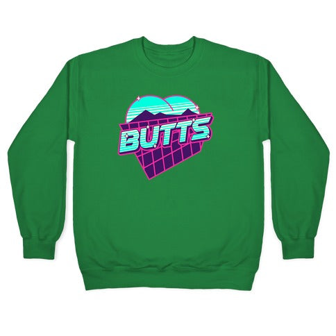 Retro Butts Crewneck Sweatshirt