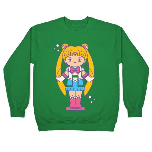 Sailor Moon Pocket Parody Crewneck Sweatshirt