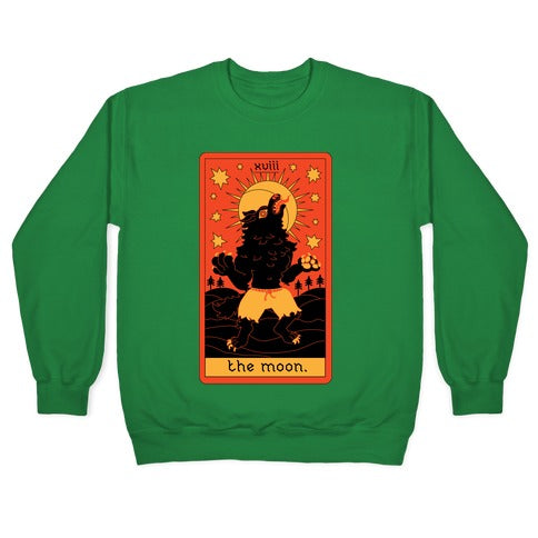 The Moon Werewolf Tarot Crewneck Sweatshirt