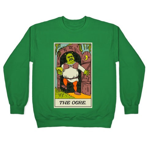 The Ogre Tarot Card Crewneck Sweatshirt