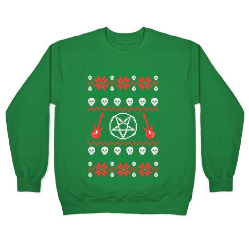 Ugly Sweater Heavy Metal Crewneck Sweatshirt