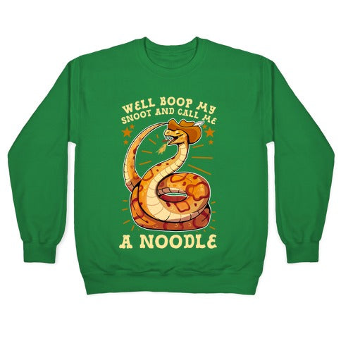 Well Boop My Snoot and Call Me A Noodle! Crewneck Sweatshirt