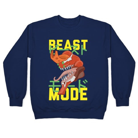 Beast Mode Eva Parody Crewneck Sweatshirt