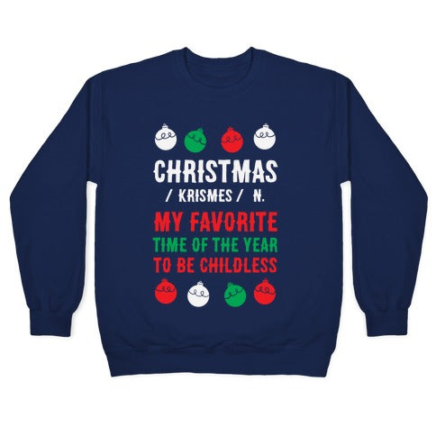 Christmas Definition Crewneck Sweatshirt