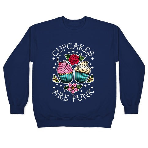 Cupcakes Are Punk Crewneck Sweatshirt