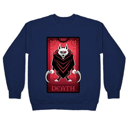 Death Wolf Tarot Crewneck Sweatshirt