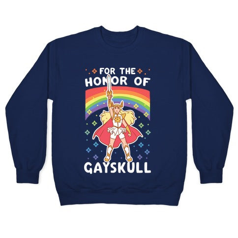 For the Honor of Gayskull Crewneck Sweatshirt