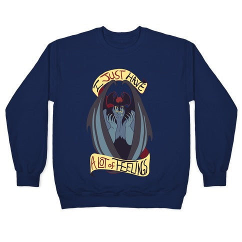 I Just Have a Lot of Feelings Crewneck Sweatshirt