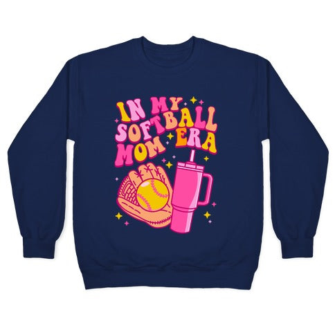 In My Softball Mom Era Crewneck Sweatshirt