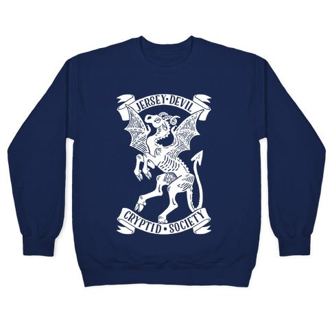 Jersey Devil Cryptid Society Crewneck Sweatshirt