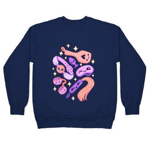 Kinky Kawaii Pattern Crewneck Sweatshirt