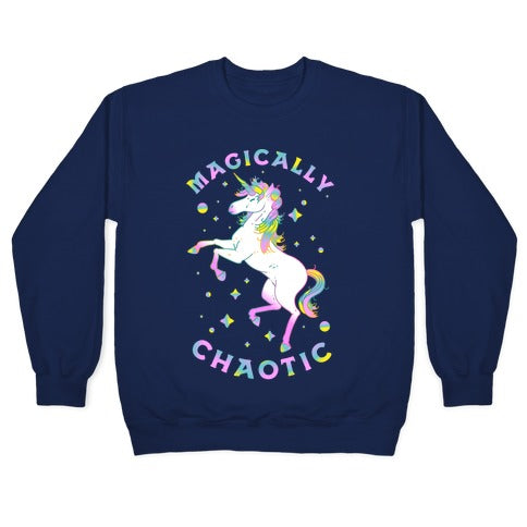 Magically Chaotic Unicorn Crewneck Sweatshirt