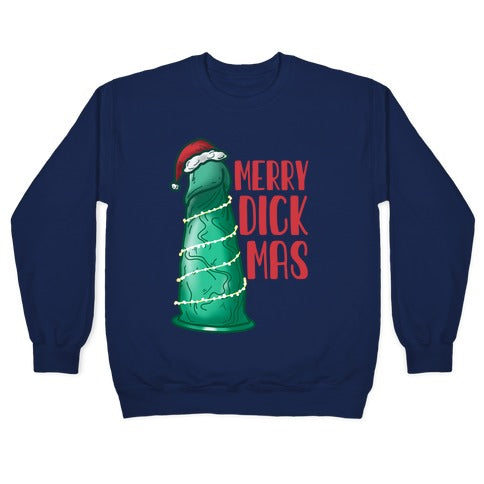 Merry Dickmas Crewneck Sweatshirt