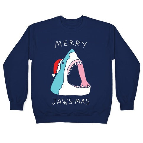 Merry Jaws-mas Christmas Crewneck Sweatshirt