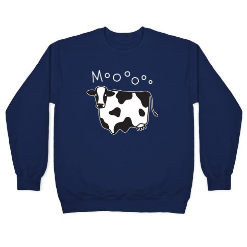 Moo Ghost Cow Crewneck Sweatshirt