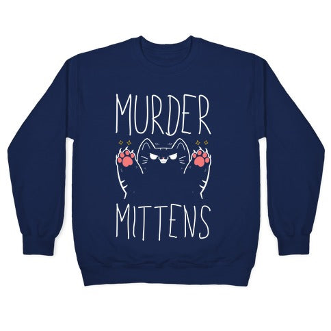 Murder Mittens Crewneck Sweatshirt