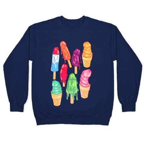 Popsicle Penises Crewneck Sweatshirt