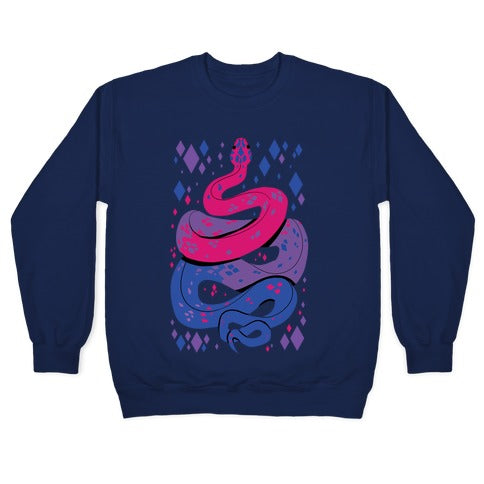 Pride Snakes: bi Crewneck Sweatshirt