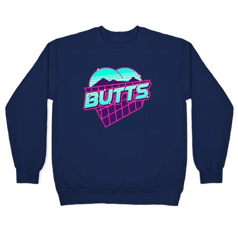 Retro Butts Crewneck Sweatshirt