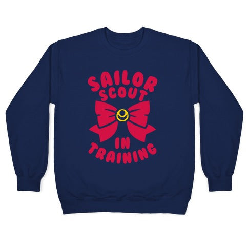 Sailor Scout In Training Crewneck Sweatshirt