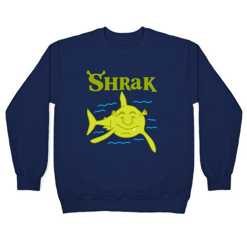 Shrak Shrek The Shark Crewneck Sweatshirt