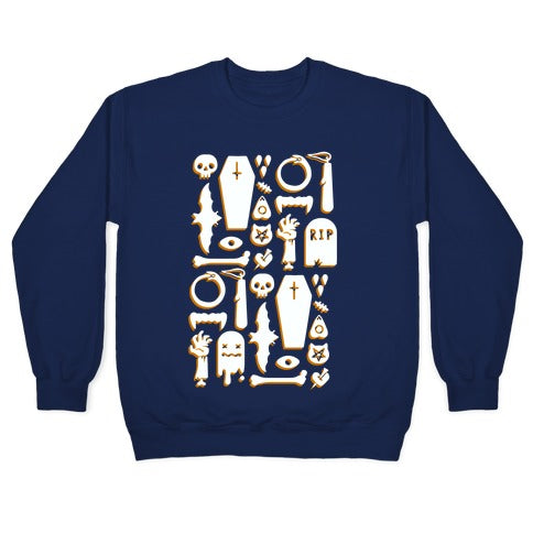 Simple Halloween Pattern Crewneck Sweatshirt