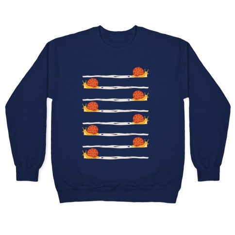 snail trail pattern Crewneck Sweatshirt