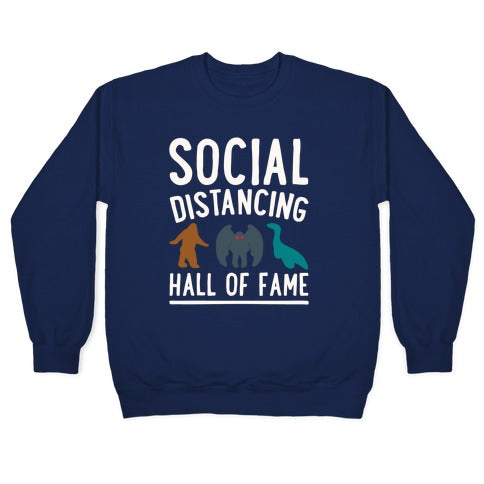 Social Distancing Hall of Fame Crewneck Sweatshirt