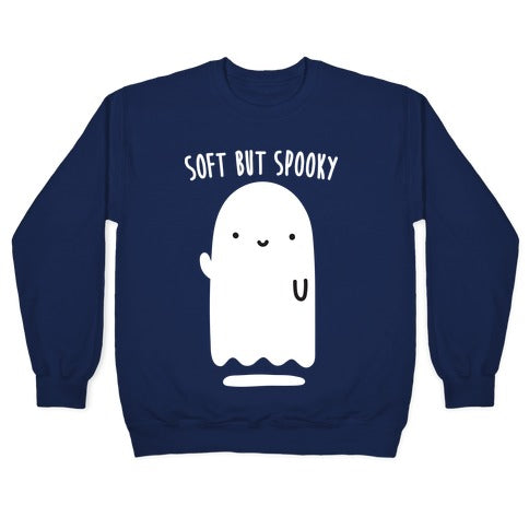 Soft But Spooky Ghost Crewneck Sweatshirt