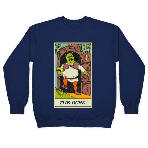 The Ogre Tarot Card Crewneck Sweatshirt