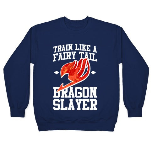 Train Like a Fairy Tail Dragon Slayer (Natsu) Crewneck Sweatshirt