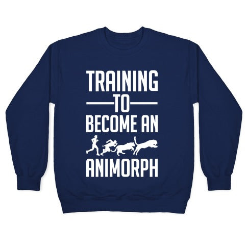 Training To Become An Animorph Crewneck Sweatshirt