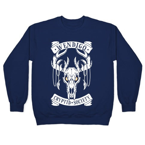 Wendigo Cryptid Society Crewneck Sweatshirt